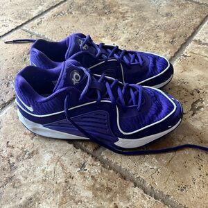 Nike Purple and White Athletic Shoes